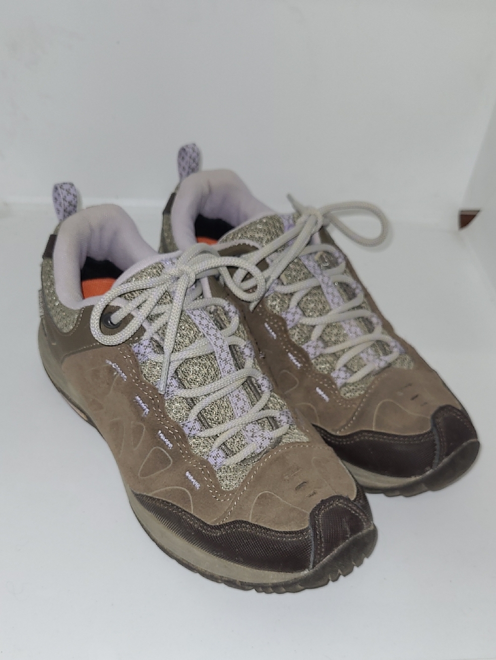 Merrell Women's Zeolite Serge Hiking Shoes Size 7 In Stone & Purple Heather